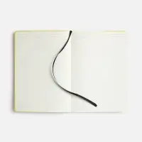 Ежедневник Doppio, недатированный, черный с желтым