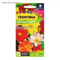 Семена цветов Георгина "Веселые Ребята", ц/п,  О, 0,2 г.