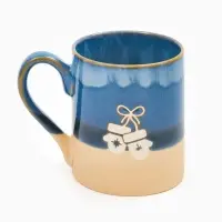 Кружка чайная новогодняя &laquo;Варежки&raquo;, 350 мл, ручная работа