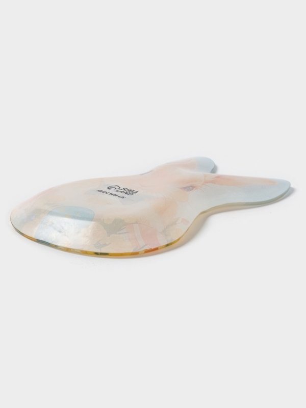 Блюдо сервировочное "Пасха. Кролик с бантиком", 21х13,5х1,8 см