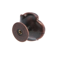 Ручка-кнопка CAPPIO Rose 01, цвет медь, 8 шт.