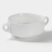 Бульонница Hanna Kn&ouml;vell, 350 мл, фарфор, белая