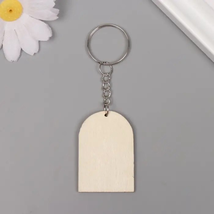 Брелок дерево "Пчела и соты. Витраж" 4,4х3х0,3 см