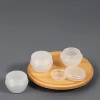 Баночка для хранения, 5 мл, фасовка - 3 шт., белая