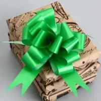 Бант - шар №3 простой зелёный