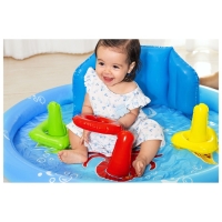 Бассейн надувной &laquo;Ракушка&raquo;, 115 х 89 х 76 см, с навесом, от 6 месяцев, 52568