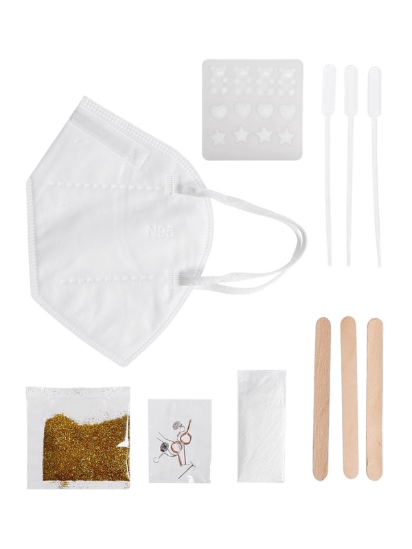 ЭВРИКИ Набор для опытов "Эпоксидная смола", сережки-мишки