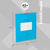 Тетрадь 18 листов в клетку ErichKrause &laquo;Классика Bright&raquo;, обложка мелованный картон, голубая