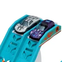 Автоград Автовоз с большой горкой и 10 машинками