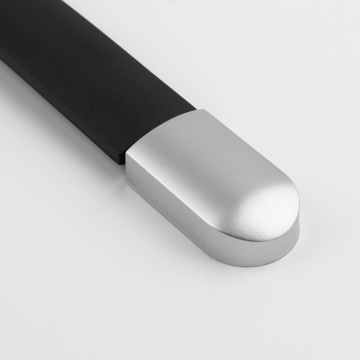 Ручка для чемодана, пластик, 20 &times; 2,2 см, цвет чёрный/серебряный