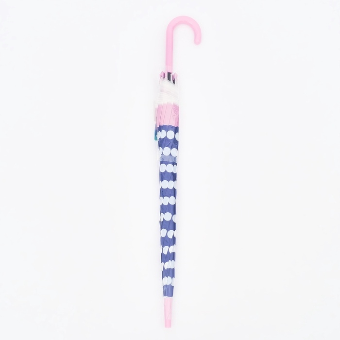 Зонт полуавтоматический &laquo;Горох&raquo;, 8 спиц, R = 47/54 см, D = 108 см, цвет МИКС