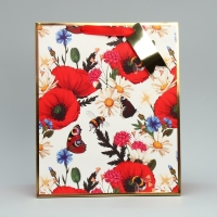 Пакет подарочный, упаковка, &laquo;Яркий букет&raquo;, 30.5 х 25.4 х 12.7 см