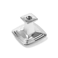 Ручка-кнопка ТУНДРА РК112CP (MK112CP), хром