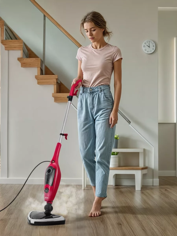 Паровая швабра и пароочиститель KT-3928 (2 в 1) - 1300 Вт