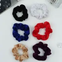 Резинка для волос "Бархат" яркость, микс