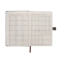 Ежедневник недатированный формат А5, с хлястиком, 80л, линия, пвх, Черный