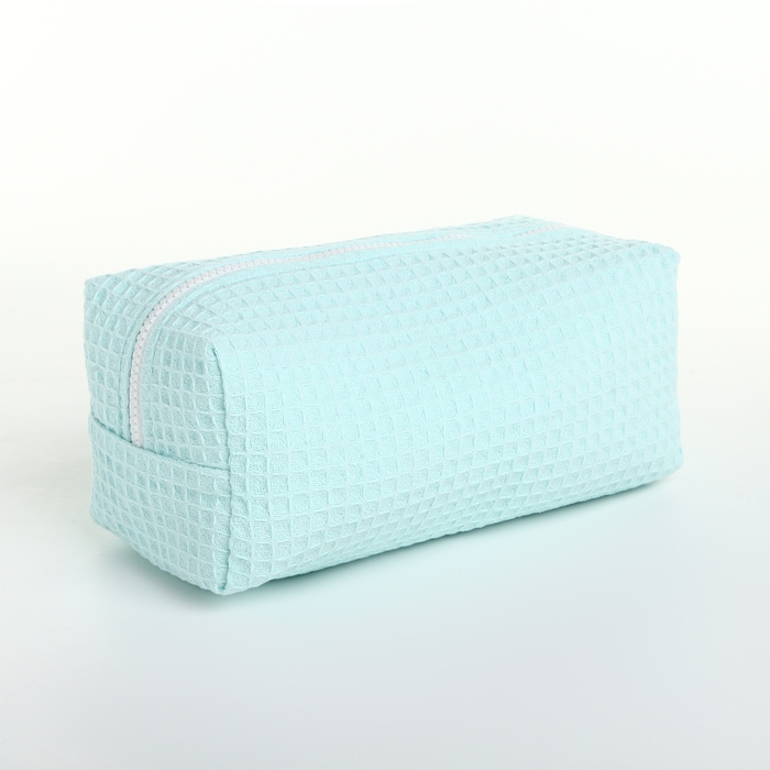Косметичка на молнии TEXTURA, цвет бирюзовый