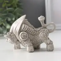 Фигура &laquo;Золотой телец&raquo;, 10&times;5&times;6,,5 см, серая