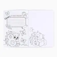 Блокнот раскраска А5, 8 страниц &laquo;Панда. 8 марта&raquo;