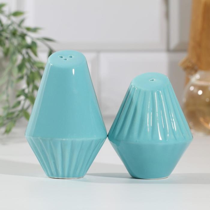 Солонка и перечница &laquo;Геометрия&raquo;, 13.5 х 10.5 см