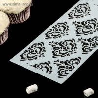 Трафарет кондитерский для нанесения айсинга &laquo;Барокко&raquo;, 23&times;10 см