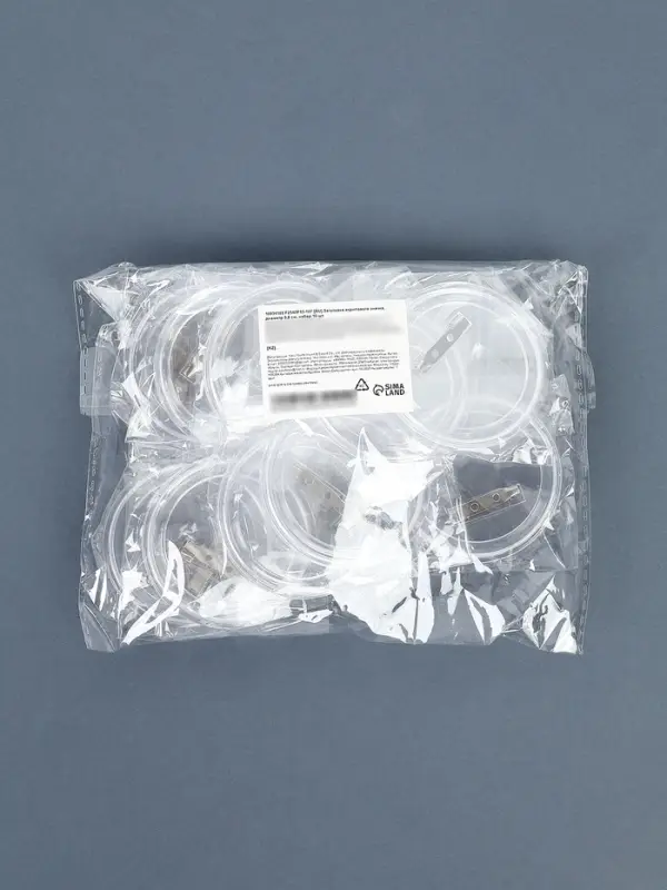 Заготовка акрилового значка, диаметр 5,8 см, набор 10 шт