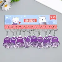 Брелок PVC "Медуза" 6,4х4,5 см