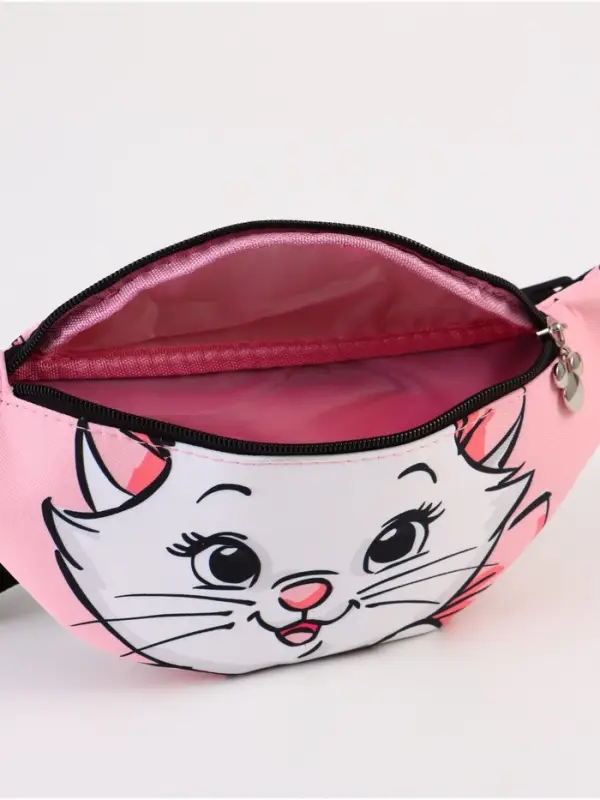 Сумка поясная детская для девочки &laquo;Кошечка&raquo;, 25&times;6&times;13 см