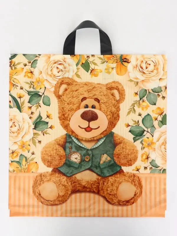 Пакет подарочный &laquo;Боярин&raquo;, полиэтиленовый с петлевой ручкой, 38&times;42 см, 70 мкм