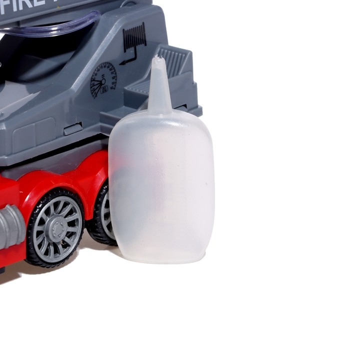 Робот &laquo;Пожарный&raquo;, трансформируется, стреляет водой, световые и звуковые эффекты