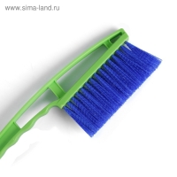 Щетка сметка, со скребком, Oktan, 42 см, МИКС