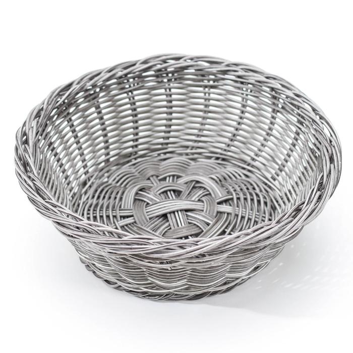 Корзинка для подачи Доляна &laquo;Сеновал&raquo;, цвет серый