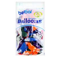 Шар латексный 14" &laquo;С днём рождения&raquo;, набор 50 шт., цвета МИКС