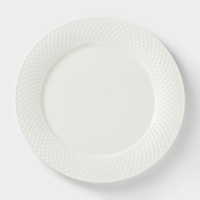 Тарелка фарфоровая обеденная Wilmax &laquo;Юлия Высоцкая&raquo;, d=28 см, цвет белый