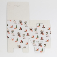 Коробка подарочная новогодняя складная &laquo;Хюгге&raquo;, 15 х 15 х 7 см, Новый год