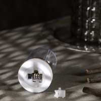 Светодиодная фигура под куполом &laquo;Дед Мороз с мешком&raquo; 6 &times; 9.5 &times; 6 см, дерево, батарейки LR1130х3 (в комплекте), свечение тёплое белое