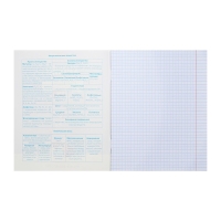 Тетрадь предметная "Тетрадочка", 48 листов в клетку "Химия", обложка мелованный картон, выборочный лак, со справочным материалом