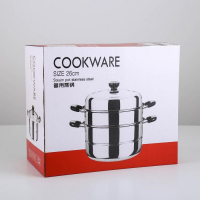 Пароварка из нержавеющей стали &laquo;Дари&raquo;, d=26 см, 2 уровня