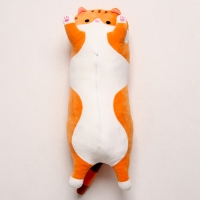 Мягкая игрушка &laquo;Котик&raquo;, с пледом, 65 см, цвет рыжий