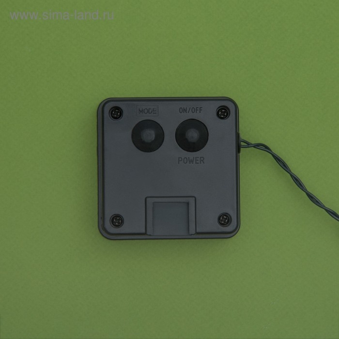 Гирлянда &laquo;Нить&raquo; 4.5 м с насадками &laquo;Шарики&raquo;, IP44, тёмная нить, 30 LED, свечение жёлтое, 2 режима, солнечная батарея