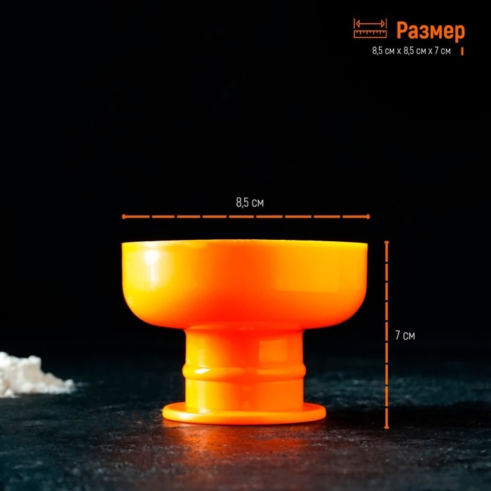 Форма для пончиков Доляна &laquo;Классика&raquo;, 8,5&times;8,5&times;6 см, цвет МИКС