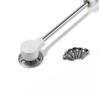 Газлифт 150N CAPPIO, с доводчиком, бесшумное открывание/закрывание, белый