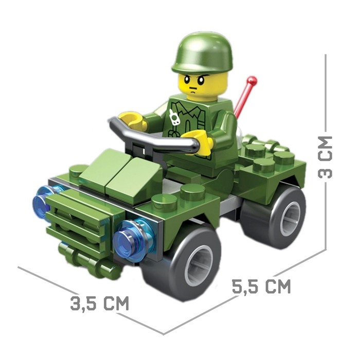 Конструктор &laquo;Военный патруль&raquo;, 36 деталей