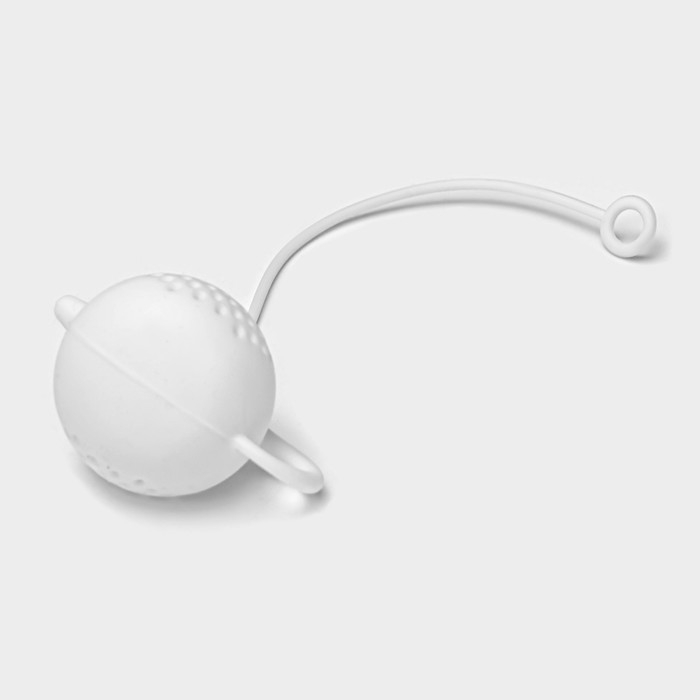 Ситечко для чая Доляна &laquo;Чайник&raquo;, 5,5 см, цвет белый