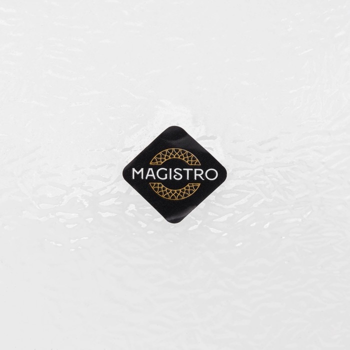 Тарелка - блюдо подстановочное Magistro &laquo;Бурлеск&raquo;, d=33 см, цвет золотой