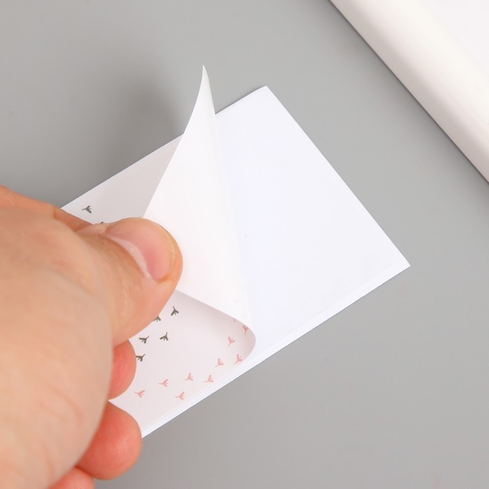 Наклейка бумага "Привет. Птичьи следы" набор 50 шт 8х5 см