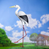 Садовая фигура из полистоуна &laquo;Цапля&raquo;, 13&times;12&times;41 см
