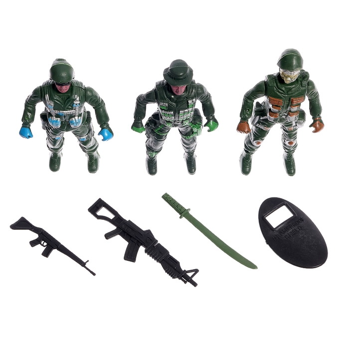 Набор солдатиков &laquo;Спецназ&raquo;, 3 шт.