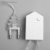 Гирлянда &laquo;Нить&raquo; 5 м с насадками &laquo;Футбольный мяч&raquo;, IP20, прозрачная нить, 30 LED, свечение тёплое белое, 8 режимов, 220 В