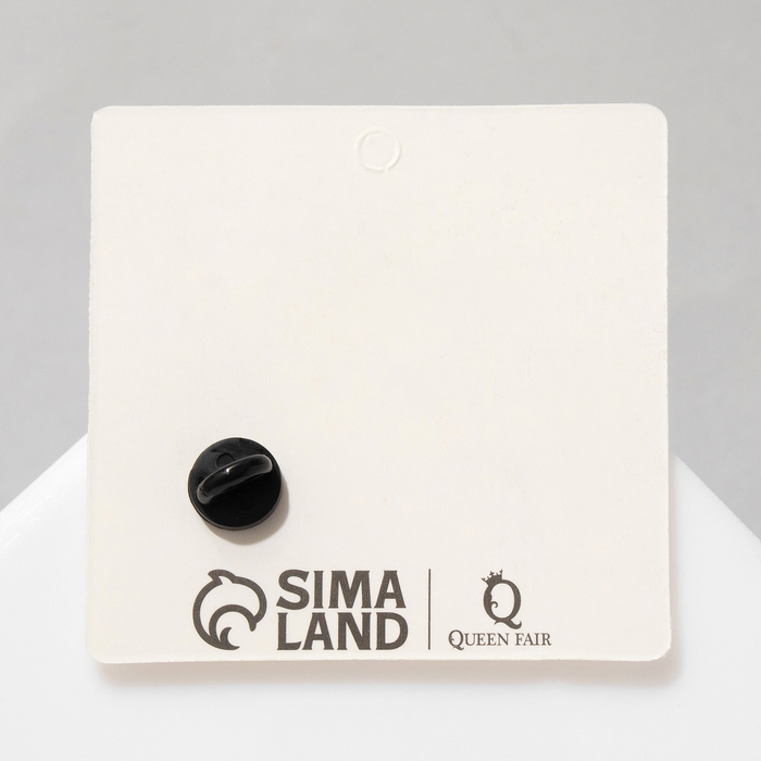 Новый год! Символ года 2025! Значок &laquo;Змейка&raquo;, цвет оранжевый в золоте